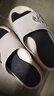 回力运动拖鞋男浴室内户外不易滑厚底凉拖鞋HL39391白黑色45-46码 实拍图