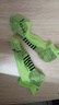 悍将（HNK）专业跑步袜子男女马拉松跑步袜子毛巾底压缩袜吸湿透气速干运动袜 3.0清新绿-单双装 L(42-44) 实拍图