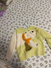 巴拉巴拉童装婴儿毛衣宝宝冬季打底衫儿童针织衫套头毛衫男童女童 柠檬黄30305 100 cm 实拍图