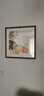 紫腾随轩齐白石装饰画新中式客厅背景墙面挂画卧室饭厅餐厅水墨虾壁画 葫芦 50*50cm红木色实木框 实拍图