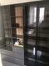唐辑轻奢玻璃门书柜自由组合书架落地客厅展示柜储物柜双门60cm长 实拍图