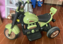 哈哈怪儿童电动摩托车儿童摩托车3-6岁儿童电动车玩具车可坐人儿童车 高配绿|6V10电瓶+双驱 实拍图