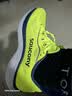 SAUCONY菁华15跑鞋男轻量缓震透气专业运动训练运动鞋Kinvara 15 荧光绿兰220 42 实拍图