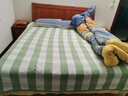 黄河口老粗布凉席粗布凉席纯棉空调席老粗布凉席三件套折叠夏季软凉席凉而不冰 小格子星辰兰 1.8m2.0m床用2.5*2.5m凉席三件套 实拍图