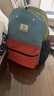 SHUKIKU儿童书包小学生书包户外旅游男女生大容量休闲背包双肩包橙红L码 实拍图