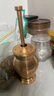 老药师黄铜捣药罐捣碎器多功能捣药盅中药捣药罐中药罐中药材研磨器 迷你普通款(一次性水杯大小) 实拍图