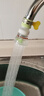 水龙头防溅头加长延伸起泡器厨房自来水花洒节水可旋转过滤喷头嘴 绿色丨麦饭石过滤 实拍图