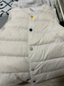 波司登（BOSIDENG）25新款轻薄羽绒服男女儿童5A抗菌90绒百搭休闲内搭短款经典马甲 奶酪米7798囤货拍大 110 /56 约 100-110cm 18kg 实拍图