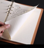 申士 SHEN SHI B5商务活页笔记本子 简约可拆卸9孔内芯 学生办公记事本可定制 95张1本 14816黑 实拍图