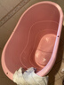 捷贝（Jebe baby）高位成人泡澡桶浴桶家用塑料洗澡桶大人加厚保温汗蒸沐浴盆洗澡盆 【加厚】粉-无盖+大礼包 实拍图
