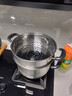 美厨（maxcook）蒸锅 不锈钢30cm单层蒸锅 加厚复合底 燃气炉电磁炉通用 实拍图