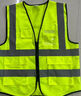 朵能 反光安全背心施工马甲定制印logo工作服铁路防护服装高级工地 加厚多口袋高亮光【荧光黄】 均码XL（100-170斤） 实拍图