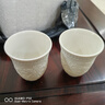 龙凤呈祥白瓷羊脂玉品茗杯陶瓷主人杯个人杯功夫茶杯家用待客 龙凤杯一对（2只装） 实拍图