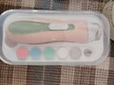 好伊贝（HOY BELL）婴儿电动磨甲器电动打磨器新生儿专用防夹肉指甲剪套装USB款粉色 实拍图