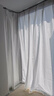 家菲（jiafei）幻影纱窗帘纱帘2025新款透光不透人客厅飘窗阳台白色窗纱防晒隔热 幻影纱-珍珠白 免费改短，免费升级打孔/韩折 实拍图