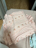 婧麒（JOYNCLEON）月子服纯棉春秋产后哺乳孕妇睡衣产妇家居服套装 粉XXL Jyz188839 实拍图