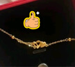 周六福（ZLF）  黄金手链女手链心连心金手链婚嫁黄金饰品 计价 16+3cm尾链 - 3.01g 足金 实拍图