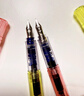 百乐（PILOT）Kakuno笑脸钢笔小学生3-6年级可换墨囊练字专用钢笔儿童书法笔签字笔文具套装 蓝色碳黑杆 F尖 实拍图