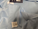 罗蒙（ROMON）【桑蚕丝免烫】长袖衬衫男士白衬衫修身衬衣商务职业男装浅蓝色44 实拍图