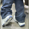 斯凯奇（Skechers）女鞋小白熊女士休闲鞋子厚底增高百搭运动软底老爹鞋女99999863 白色/海军蓝色/WNV1 35.5 实拍图