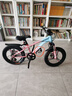 凤凰山地自行车男女变速山地车碟刹青少年儿童自行车学生单车 星际 蓝粉【变速+三刀轮】 18寸【适合120-155cm】 实拍图