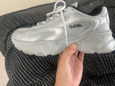 骆驼（CAMEL）运动老爹鞋女透气厚底潮休闲鞋子 K23S60L8016 银色 37 实拍图