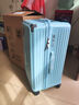 SGG行李箱女大容量拉杆箱旅行箱万向轮加厚轻便密码箱 拉链冰川兰 28英寸 长途大件 实拍图