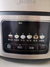 美的（Midea）电饭煲电饭锅升级彩屏4L大容量家用3-4人大火力米饭锅金属拉丝机身小米粥微压米饭煲以旧换新RE417 实拍图