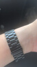 码仕 适用华为手表表带Watch5/4/3/GT6/5/gt4/3/2/Pro/荣耀Magic2精钢三珠钢带黑色22mm 实拍图