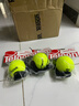 天龙（Teloon）网球带绳回弹初学训练习单人儿童成人自打弹力球无底座网球拍 带线网球（带绳）802C-1（三个） 实拍图