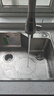 九牧（JOMOO） 厨房水槽单槽套餐SUS304不锈钢洗碗池 洗菜盆加厚水盆大容量水槽 A款58*43大单槽（含抽拉龙头） 实拍图