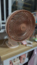 骆驼电风扇家用桌面小风扇台式电扇循环扇制冷卧室学生宿舍办公室床头大风力摇头扇 夹扇-咖啡色-三档风/可摇头 单机-自带1.3米线 实拍图