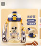 迪士尼（Disney）塑料水杯儿童带吸管tritan耐高温双饮水壶男女小学生直饮喝水杯子 实拍图