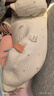 婧麒新生婴儿儿衣服秋冬装初生男女宝宝夹棉连体衣保暖哈衣爬服 粉 52cm 实拍图