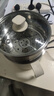 利仁（Liven）电煮锅304不锈钢无涂层内胆1.8L小电锅宿舍电火锅电蒸锅炖蒸煮一体多功能学生锅小型1-2人DHG-B151 实拍图