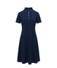 Navigare意大利小帆船短袖连衣裙女士夏季时尚小个子POLO裙显瘦百搭a字裙 海军蓝 S 码 实拍图