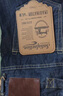 马登工装美式重磅赤耳丹宁牛仔裤男马毛皮牌巴黎扣原牛直筒休闲长裤子 靛蓝 31 140-150斤 实拍图