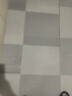 晴画卫生间防水地板贴水晶镀层自粘厨房地板革贴纸 浅灰格60*500cm 实拍图
