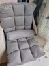 麦田（HCMAITI）懒人沙发飘窗榻榻米座椅可躺可睡卧室床边单人小沙发床上靠背椅子 经典灰【18格绒布款】送腰枕（五档调节） 实拍图