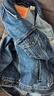Levi's李维斯情侣同款美式经典复古休闲时尚潮牌修身牛仔夹克外套 中蓝色 L 实拍图