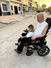 德伴电动轮椅老年人全自动轻便可折叠旅行残疾专用智能可躺代步YLB-W 【加强六减震】全躺700W+远程遥控 锂电30A 实拍图