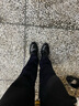 戈耐男士内增高男鞋正装皮鞋男商务休闲鞋真皮增高鞋男英伦德比鞋子男 黑色【增高 8cm】真牛皮 四季款 38 码(240MM) 实拍图