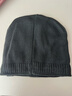 罗维利特帽子男秋冬针织帽薄款套加绒头帽 护耳包头帽男女通用毛线帽女 1559款，黑色 均码(有弹性) 实拍图