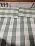 黄河口老粗布凉席粗布凉席纯棉空调席老粗布凉席三件套折叠夏季软凉席凉而不冰 小格子蔻梢青 1.8m2.0m床用2.5*2.5m凉席三件套 实拍图