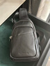 红蜻蜓头层牛皮包包男包单肩斜挎胸包大容量送男友老公爸爸生日礼物 实拍图