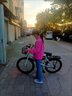 儿童自行车山地车6-7-8-10-12-15岁学生单车变速小孩18寸20寸22寸 标配单速白粉色送礼包 22寸适合身高145-165厘米【约11-15岁】 实拍图
