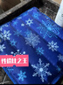 HATIANLEI汽车办公室冰垫坐垫凉垫夏季椅子水袋学生水垫透气冰凉 45*45cm加冰晶深雪花-单个 实拍图