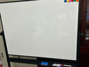 BBNEW高端顶配120*90cmH型白板支架式双面书写可移动升降翻转儿童黑板办公会议家用教学培训写字板V-D 实拍图