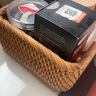 越南进口藤编收纳筐桌面长方形玩具零食田园收纳篮编织出口 大方筐小号31*20*高9 实拍图