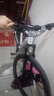 千里达（TRINX）M985山地自行车禧玛诺21速油压碟刹男女学生成人通勤上学上班单车 M985PRO-东韵紫 24速 27.5*17寸 推荐:170-190cm左右 实拍图